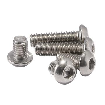 奧峰 ISO7380內六角盤頭螺釘,M6-1.0X10,不銹鋼304,強度A2-70